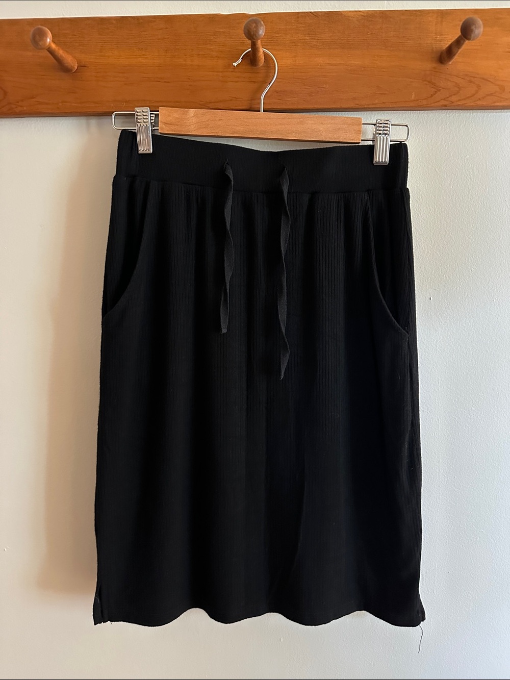 Main Street Exchange Stretchy Midi Skirt